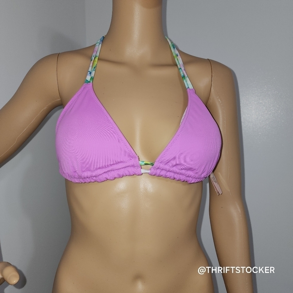 Victoria Secret the teeny triangle bikini top size L
